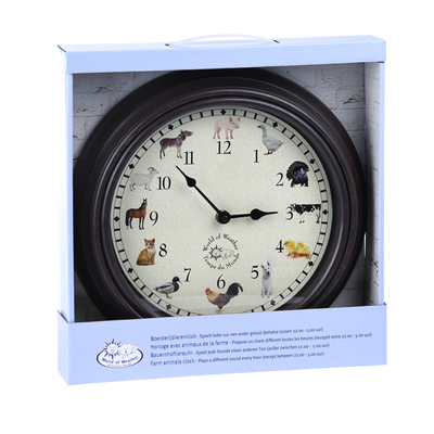 Reloj Sonido Animales de Granja